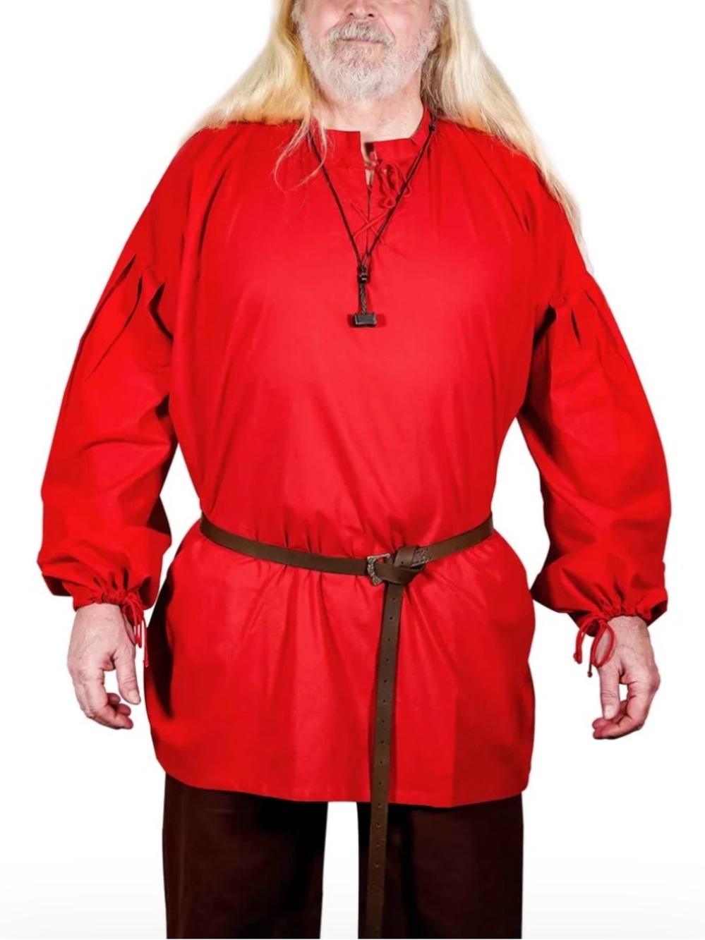 Men’s Red Medieval Tunic 100% cotton